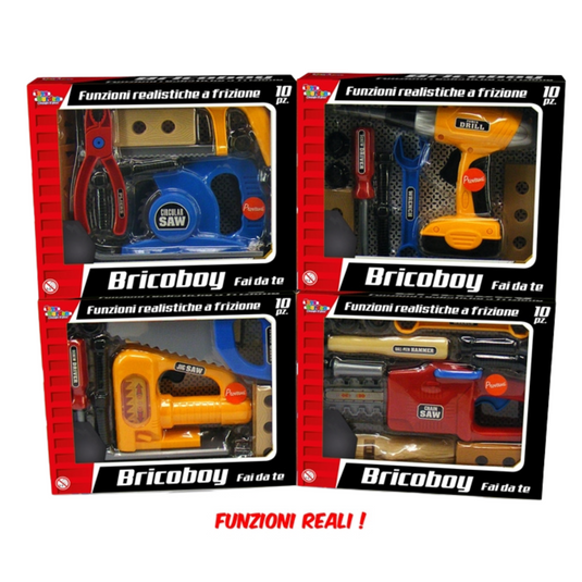 Brico Boy Set Attrezzi A Frizione