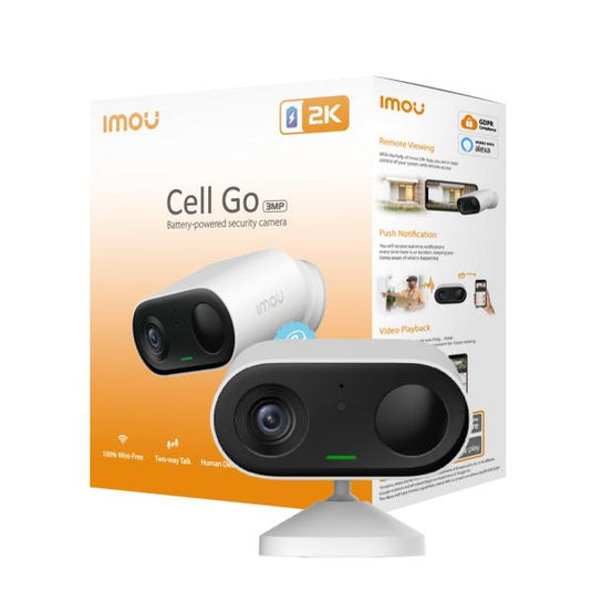 Imou Telecamera Cell Go Bullet 2K Wi-Fi 3MP 2.8mm IR Batteria