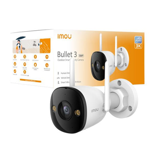 Imou Telecamera Bullet 3 3K Bullet IP/Wi-Fi Full-color 5 MP 2.8 mm IR