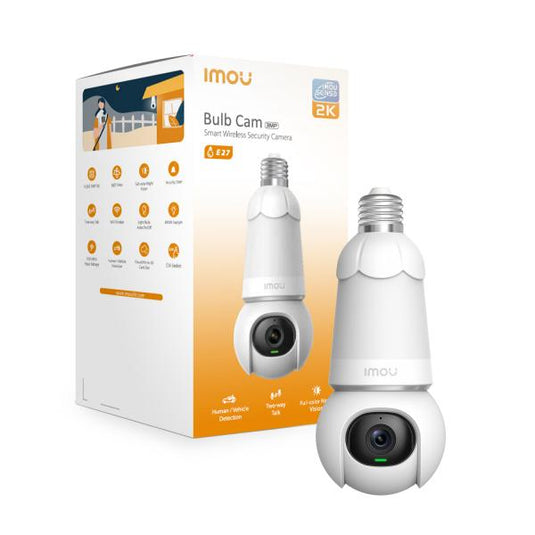 Imou Telecamera Bulb Cam 2K attacco E27 Wi-Fi 2K 2.8mm IR