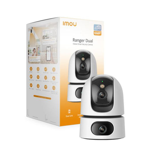 Imou Telecamera Ranger Dual 6Mp PT Cube IP/Wi-Fi 6MP 2.8mm IR mic/Speaker