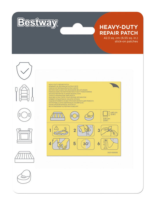 BESTWAY Toppa riparazione rinforzata