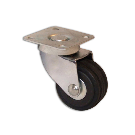 RUOTA GOMMA PIAST 43X43 GIREV  50