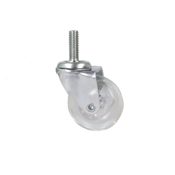 RUOTA GOM TRASP PERNO M8  50 MM