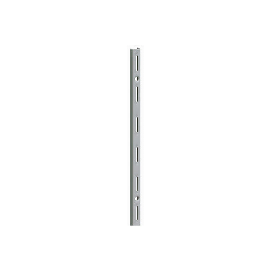 CREMAGLIERA BINARIO SINGOLO H 100 GRIGIO ALLUMINIO