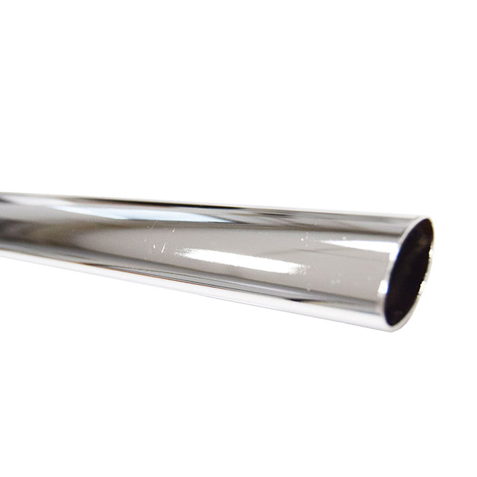 TUBO OVALE ACCIAIO CROMATO 35X20 L80 PORTATA 50 KG