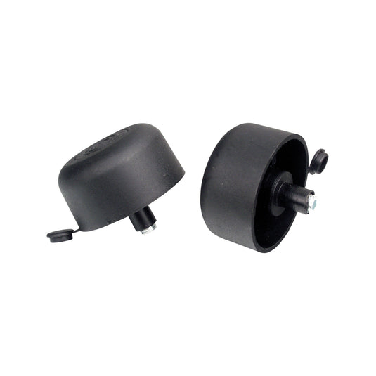 PIEDE REGOLABILE PLASTICA NERA  50 H 36 PERNO M10