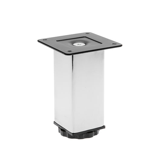 PIEDE QUADRO METALLO REGOLABILE L 40 H 60 CROMATO