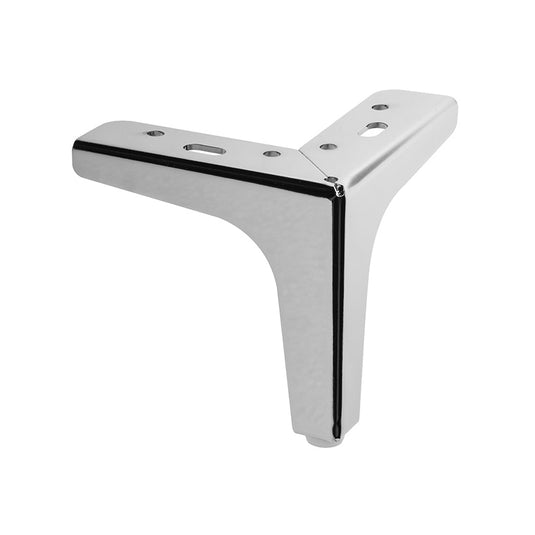 PIEDE FISSO METALLO DESIGN L 135X120 H 100 CROMATO