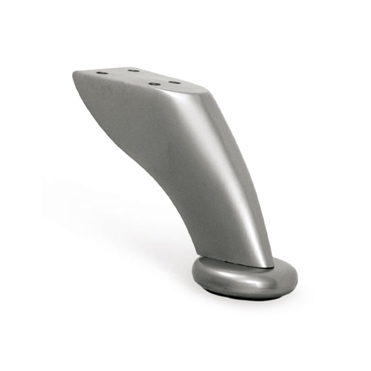 PIEDE FISSO METALLO DESIGN H 92 CROMATO