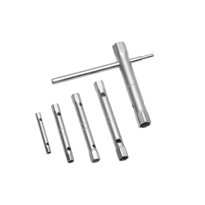 SET CHIAVI DOPPIE A TUBO CON ASTA DI MANOVRA 5 PZ