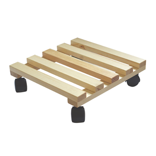 PORTAVASO 30X30 LEGNO RUOTE PIROET.