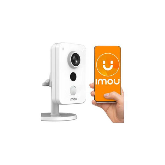 Imou Telecamera Cube IP/Wi-Fi 4 MP 2.8 mm IR mic con interfaccia allarme