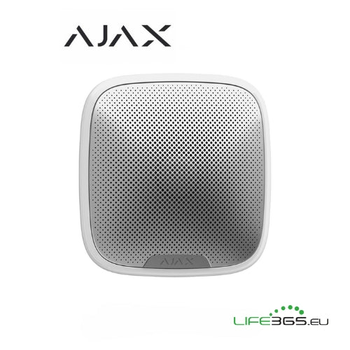 Ajax Sirena da esterno (StreetSiren) bianco