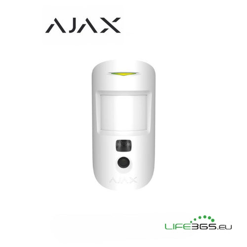 Ajax Sensore di movimento con fotocamera (MotionCam) bianco - PET Immune