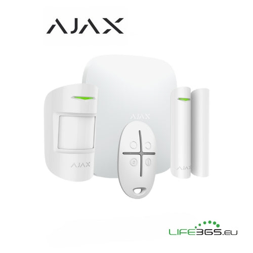 Ajax Kit di base 4G (StarterKit 4G) bianco + SIM AJAX DA ATTIVARE INCLUSA