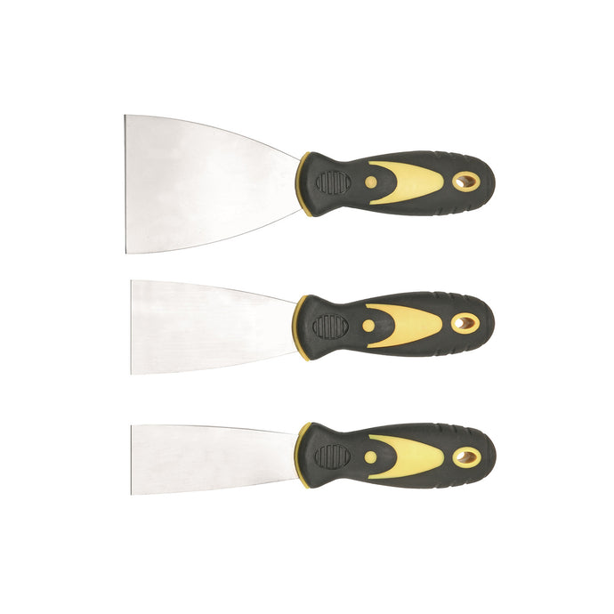 SET SPATOLE IN ACCIAIO INOX 3 PZ