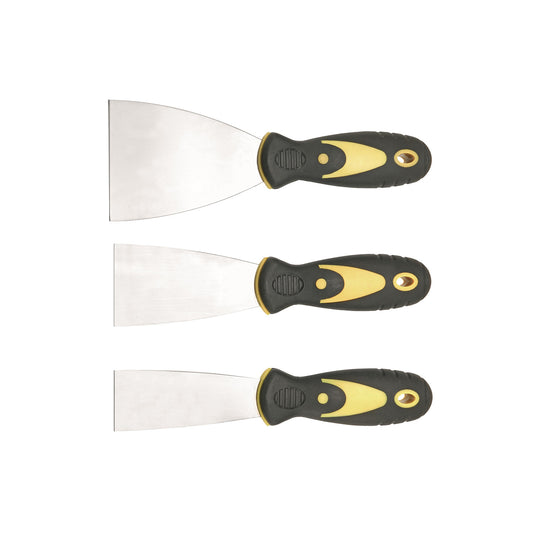 SET SPATOLE IN ACCIAIO INOX 3 PZ