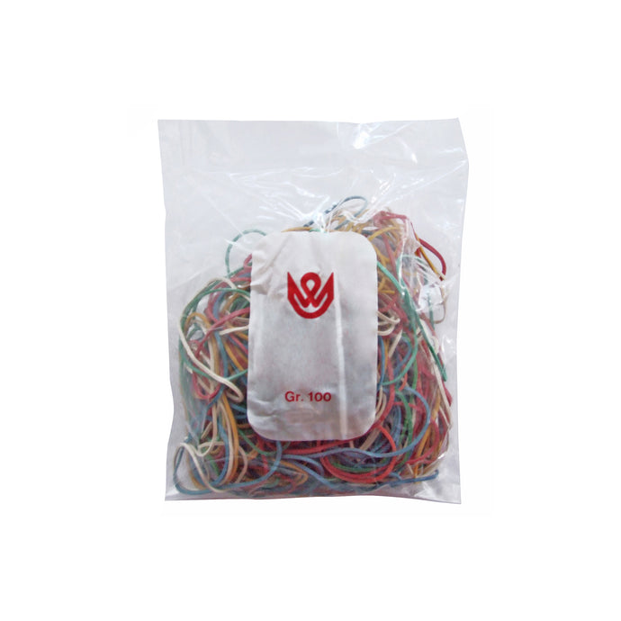 BUSTA ELASTICI 7MIS.4COL.GR100