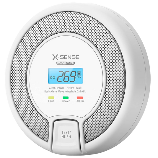 X-Sense Sensore CO-Monossido di Carbonio Autonomo a batteria sostituibile