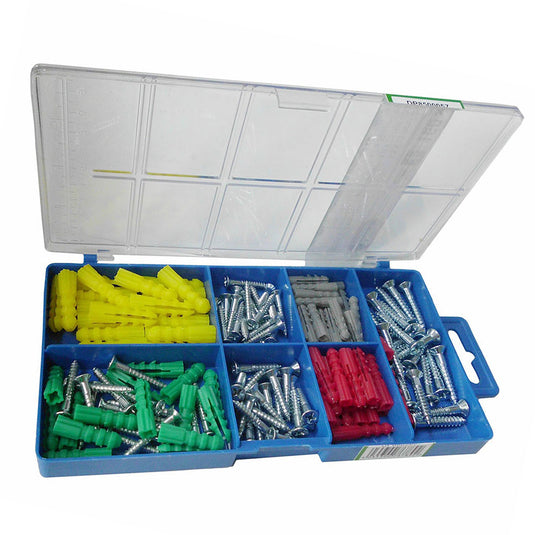 ASSORTIMENTO VITI E TASSELLI 160 PZ