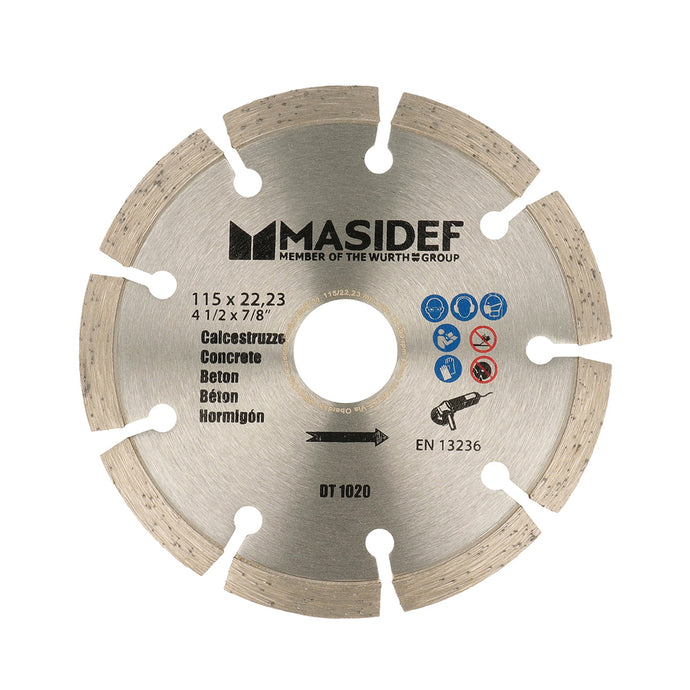 DISCO 115X2,0MM DIAMANT. SEGMENTATO CALCESTRUZZO