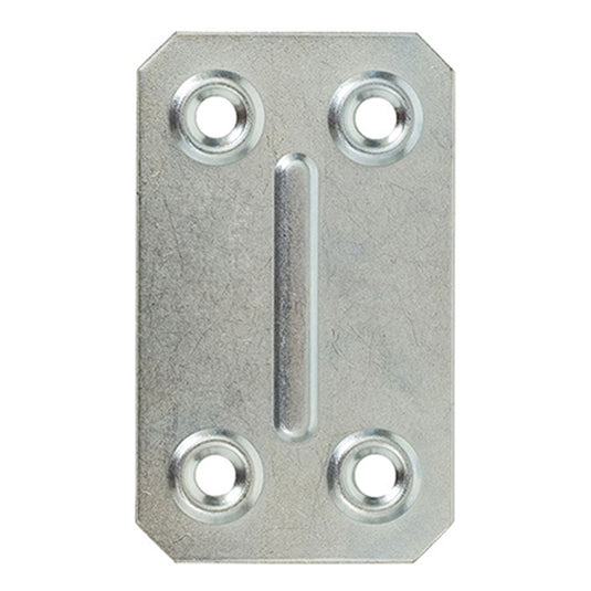 PIASTRINA QUADRA 45X45 ZINC. 4 PZ