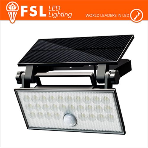 Faro da esterno solare con sensore di movimento 60w (6 led)
