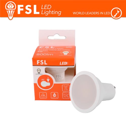 GU10 lampadina LED 8W alta luminosità - 3000K, 850lm, 100
