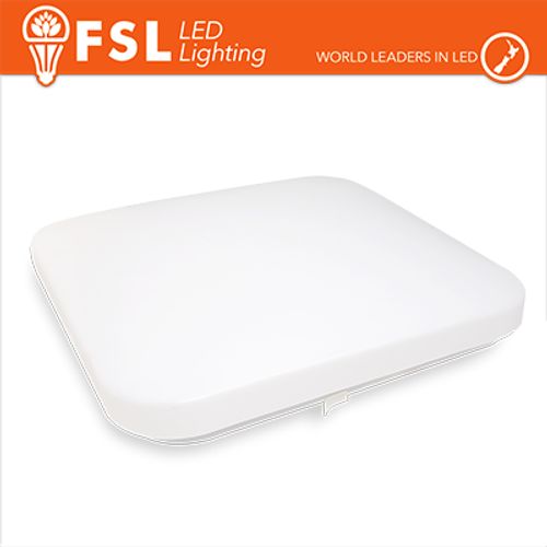 Plafoniera Quadrata LED IP20 25W 3000K 33x6,8cm
