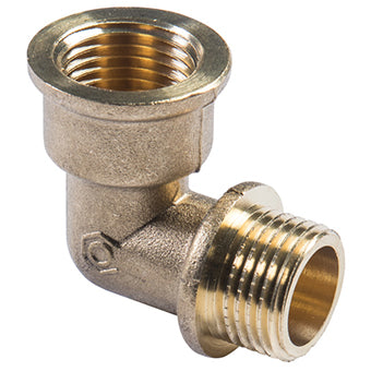 RACCORDO A GOMITO OTTONE 1" M/F