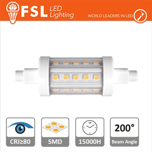 R7s - 5,5W 2700K 600LM >200 25*78mm CRI80