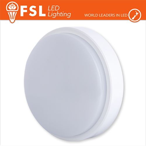 Plafoniera LED ROTONDA BIANCA 15W 3000K 180*55 IP54