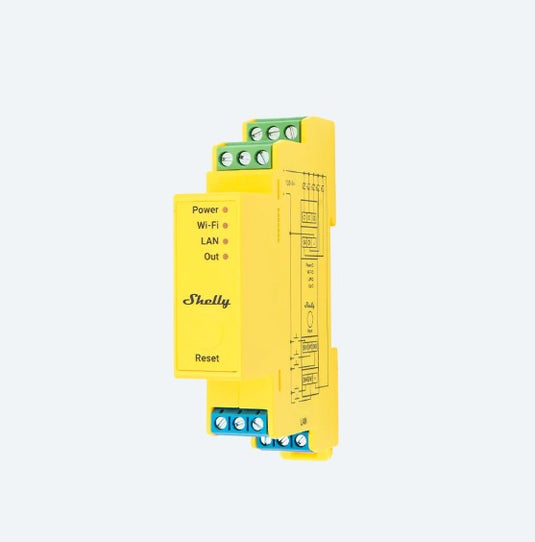Shelly PRO RGBWW PM - Controller Smart 5 canali (RGBWW) WIFi/BT/LAN Din Rail