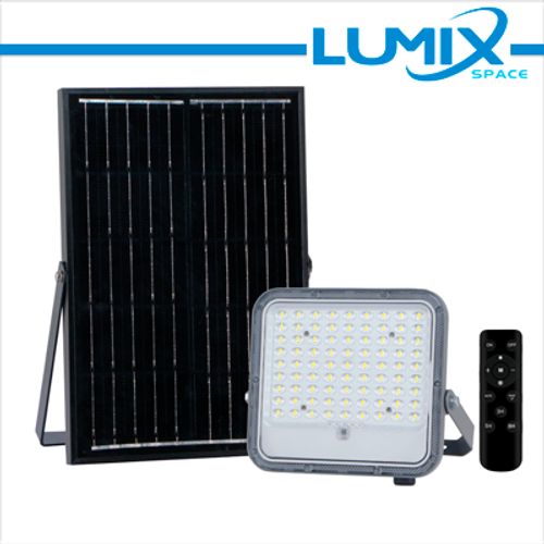 PROIETTORE SOLARE LED 3WHITE 150W + Crepuscolare