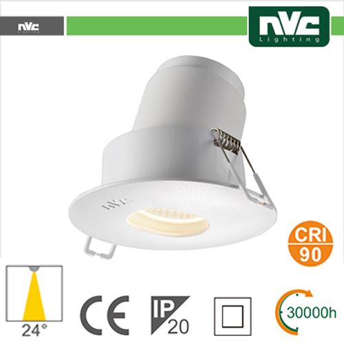 Faro direzionabile LED IP20 9W 3000K 700LM 24 FORO:95mm