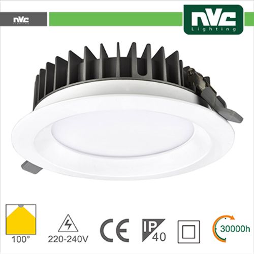 Downlight LED IP40 20W 3000K 1530LM 100 FORO:150mm
