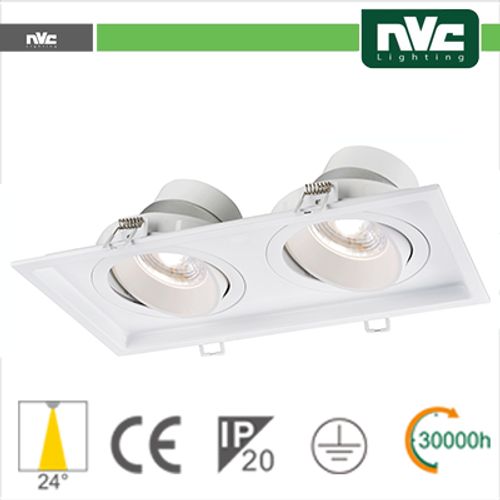Incasso Multi lampada - 18w (2x9w) 3000k 1440lm >24