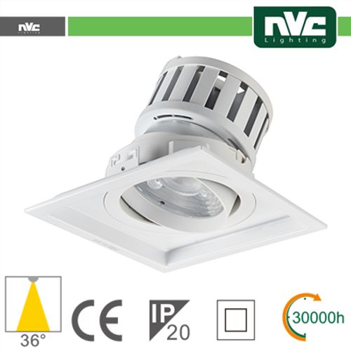 Incasso Multi lampada - 24w(1x24w) 3000k 2140lm >36 PF95