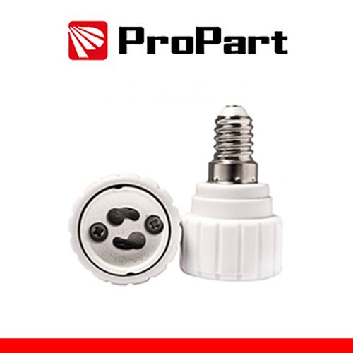 Adattatore per lampada da E14 a GU10 - 2A 250V - 40W max