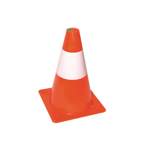 CONO SEGN.H50CM PL.BIAN/ROSSO