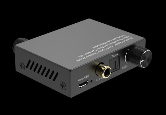 Convertitore Audio da Digitale a Analogico, Volume e Bassi