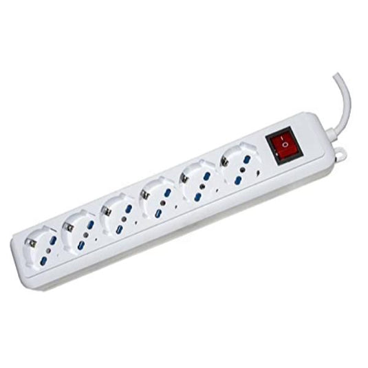 MULTIPRESA 6 PRESE 2P+T 10/16 P40 I