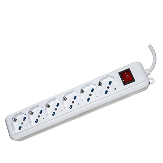 MULTIPRESA 6 PRESE 2P+T 10/16 P40 I