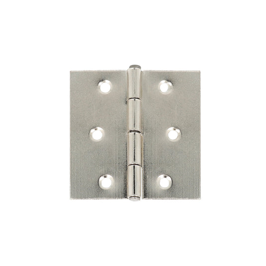 CERNIERE QUADRATE NICHELATE 40X40MM PZ2