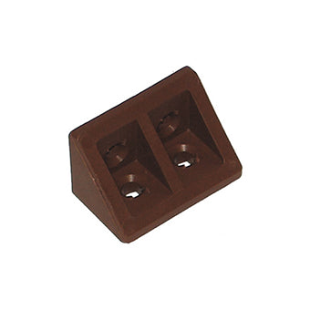 GIUNZIONI ANG.IN PLS. MARRONE PZ4