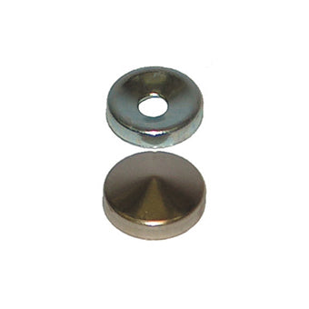 BORCHIA COPRIVITE CONICA 6 OTTONE NICHELATO 12PZ