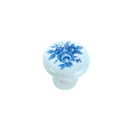 POMOLO PORCELL. D.30 FIORE BLU PZ1
