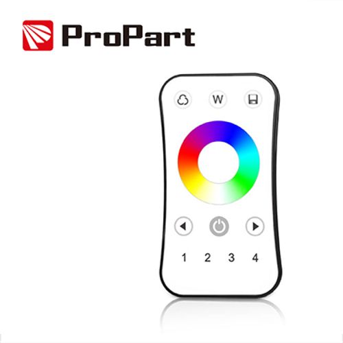 Telecomando RF RGB/RGBW - 4 Zone, Touch Wheel