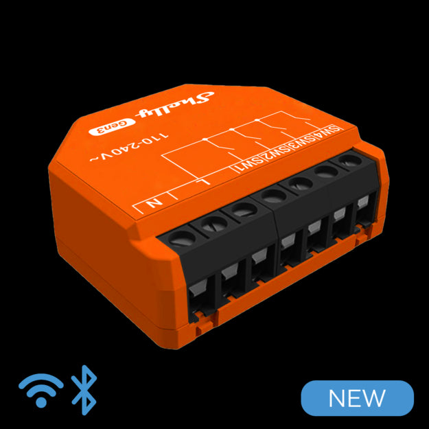 Shelly I4 Gen3 - Smart Control 4 input AC WiFi/BT/Matter